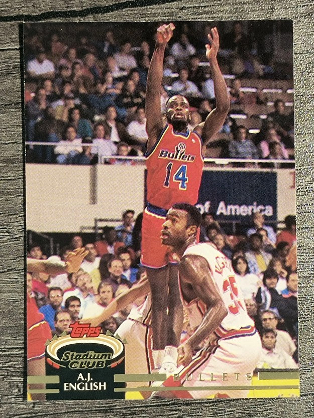 1992-93 Stadium Club #8 A.J. English