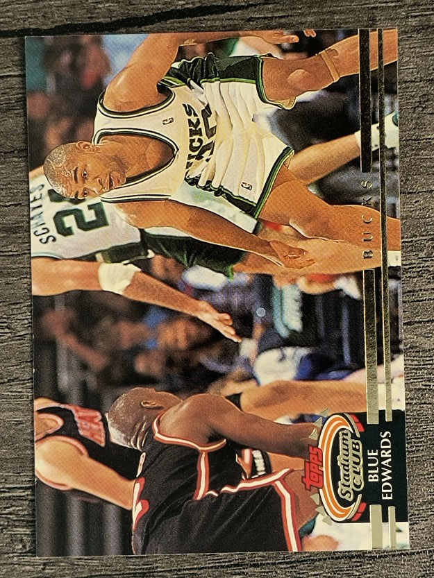 1992-93 Stadium Club #358 Blue Edwards