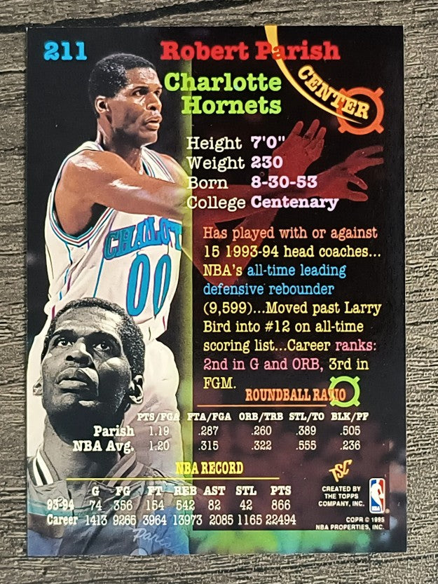 1994-95 Stadium Club #211 Robert Parish