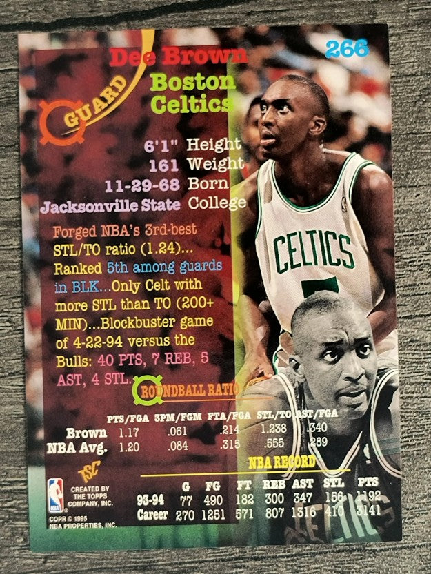 1994-95 Stadium Club #266 Dee Brown