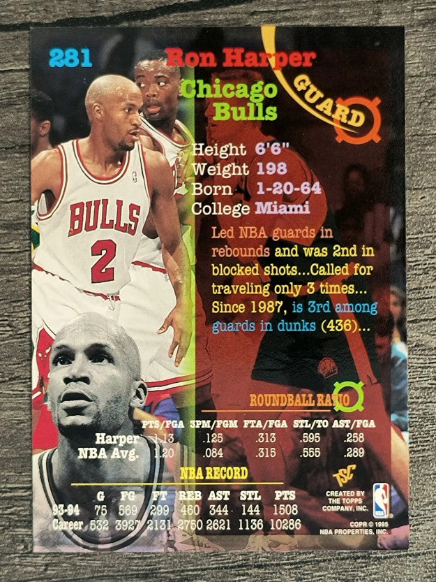 1994-95 Stadium Club #281 Ron Harper