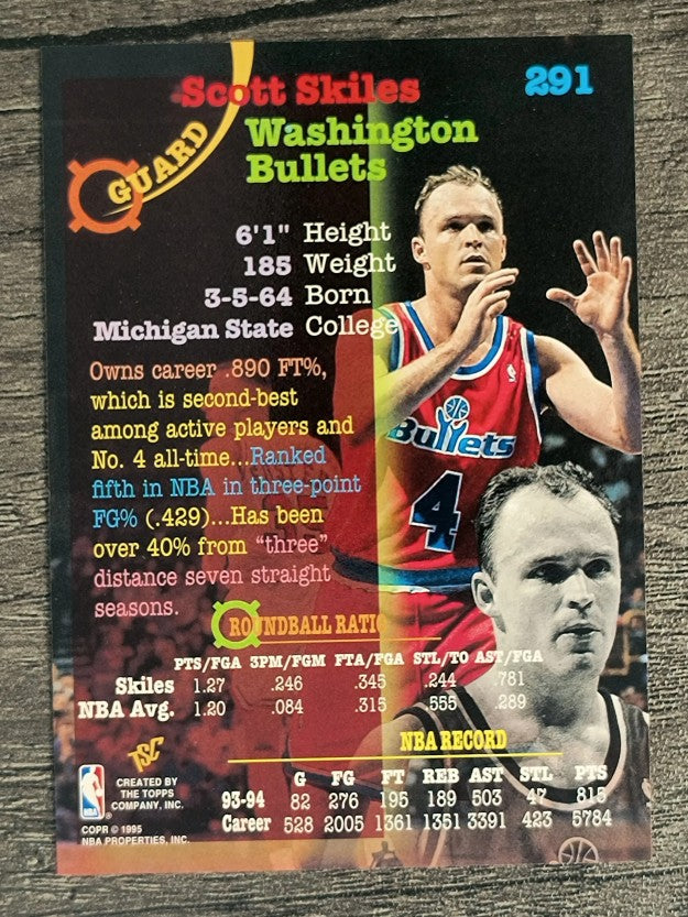 1994-95 Stadium Club #291 Scott Skiles