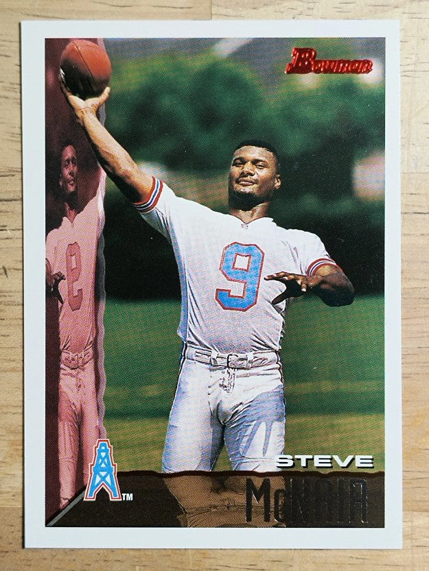 1995 Bowman #3 Steve McNair RC