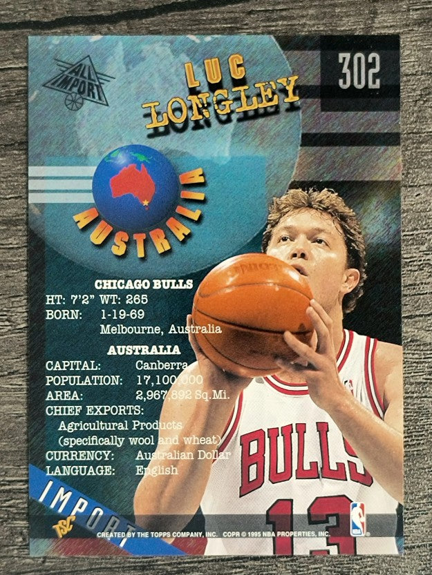 1994-95 Stadium Club #302 Luc Longley AI