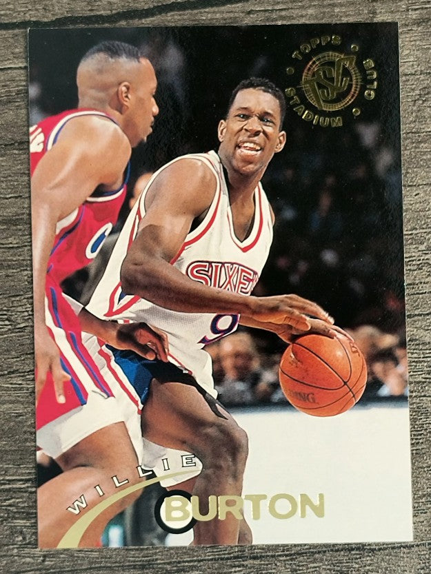 1994-95 Stadium Club #348 Willie Burton