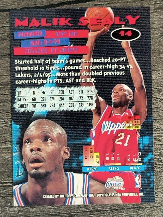 1995-96 Stadium Club #14 Malik Sealy