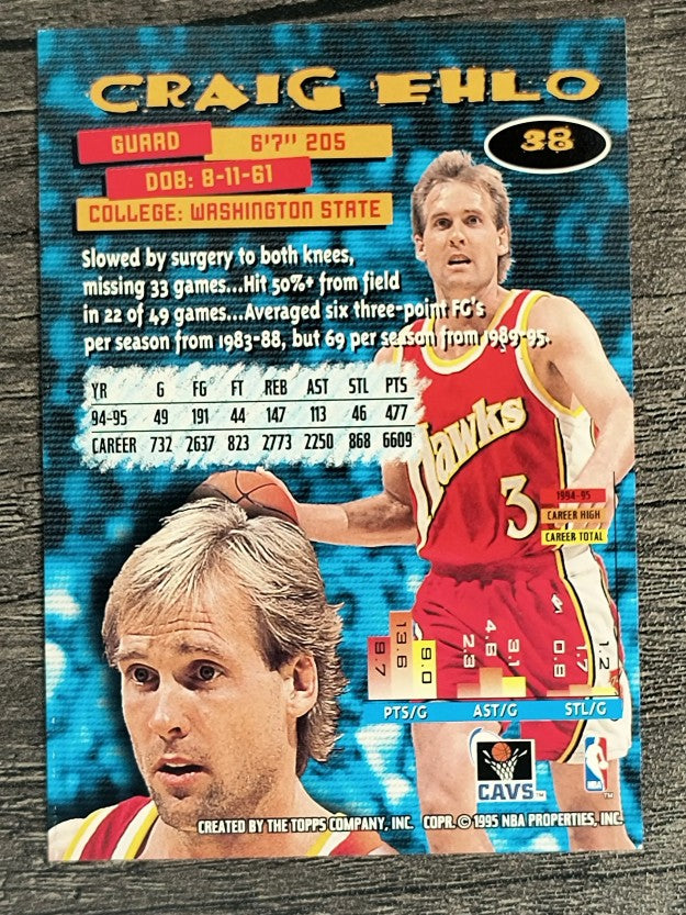 1995-96 Stadium Club #38 Craig Ehlo