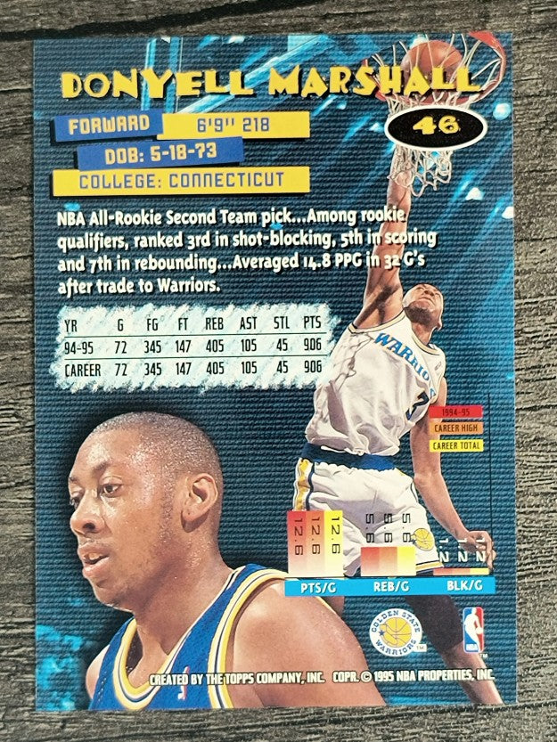 1995-96 Stadium Club #46 Donyell Marshall