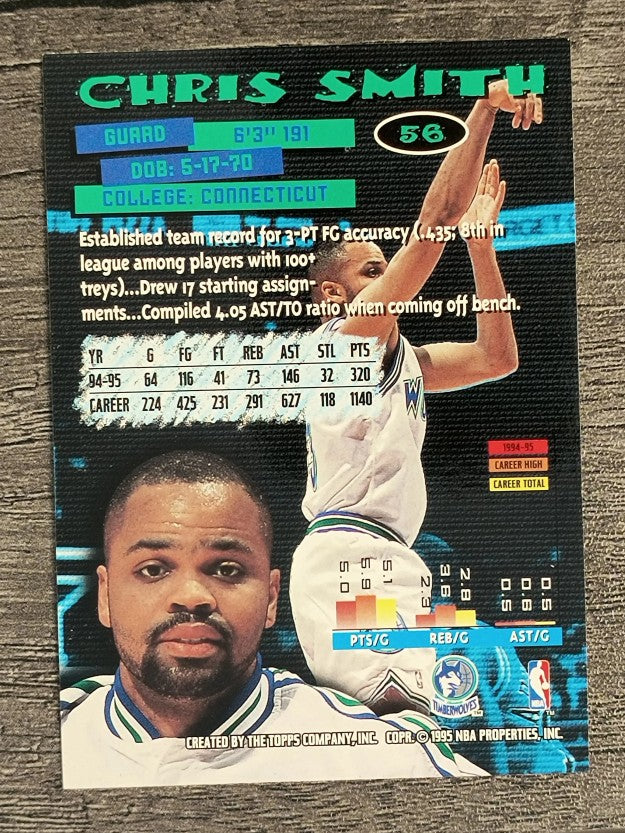 1995-96 Stadium Club #56 Chris Smith