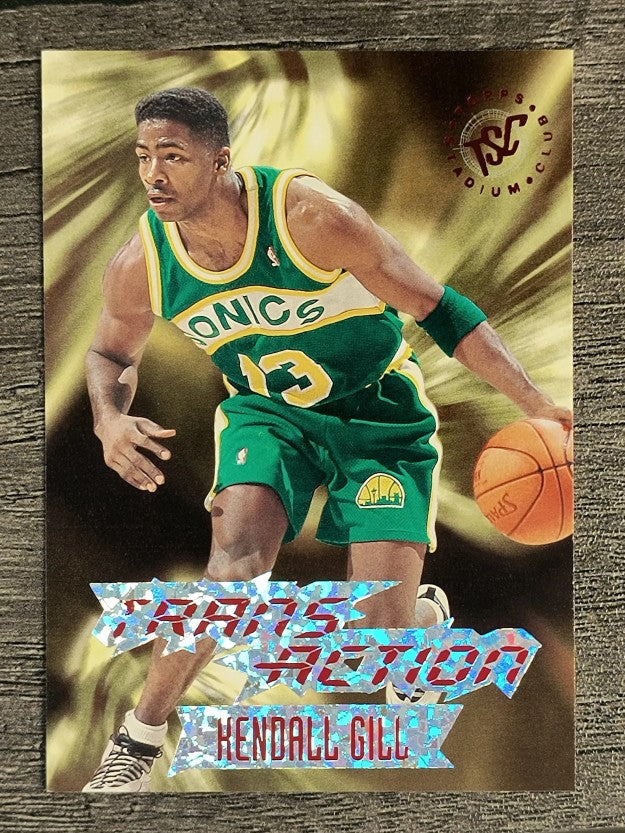 1995-96 Stadium Club #77R Kendall Gill TA Red
