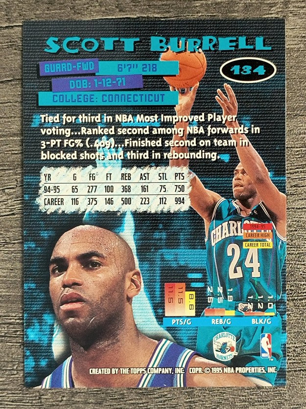 1995-96 Stadium Club #134 Scott Burrell