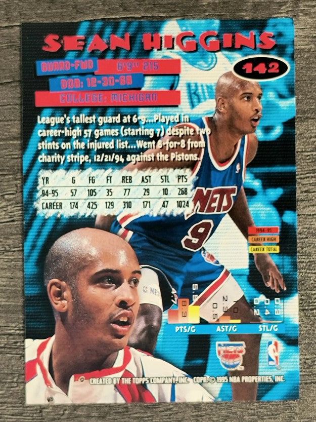 1995-96 Stadium Club #142 Sean Higgins