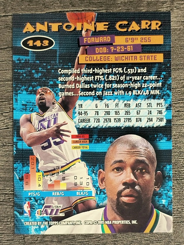 1995-96 Stadium Club #143 Antoine Carr