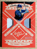 2019 Panini Leather and Lumber Dual Jersey Relics #8 Eric Thames/349
