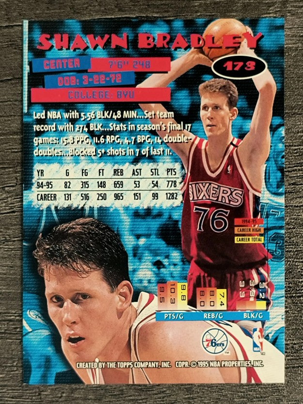 1995-96 Stadium Club #173 Shawn Bradley