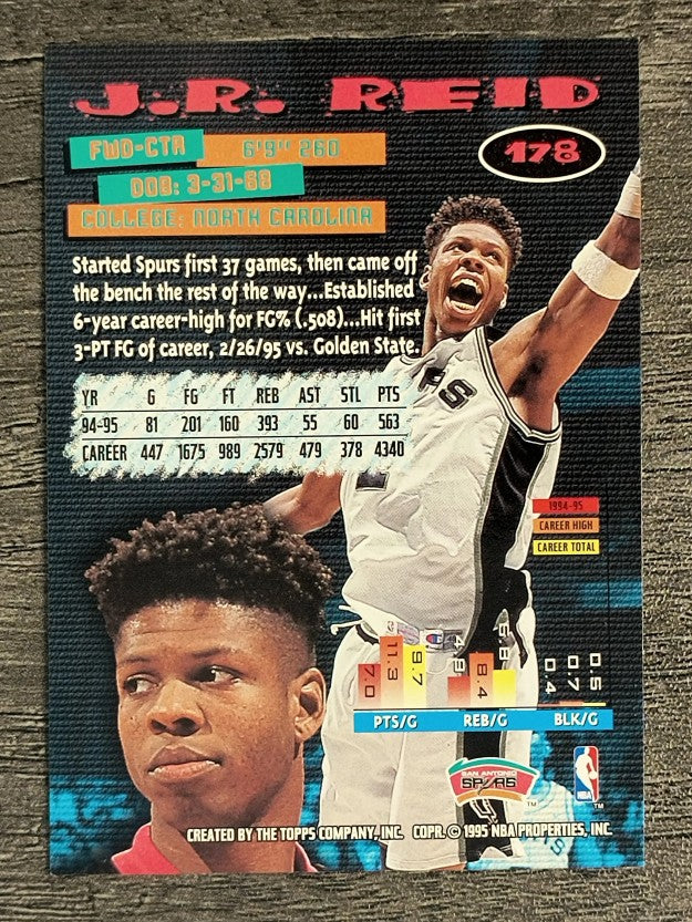 1995-96 Stadium Club #178 J.R. Reid