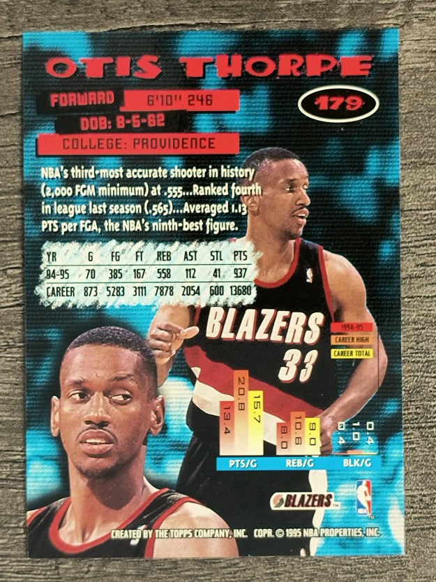 1995-96 Stadium Club #179 Otis Thorpe
