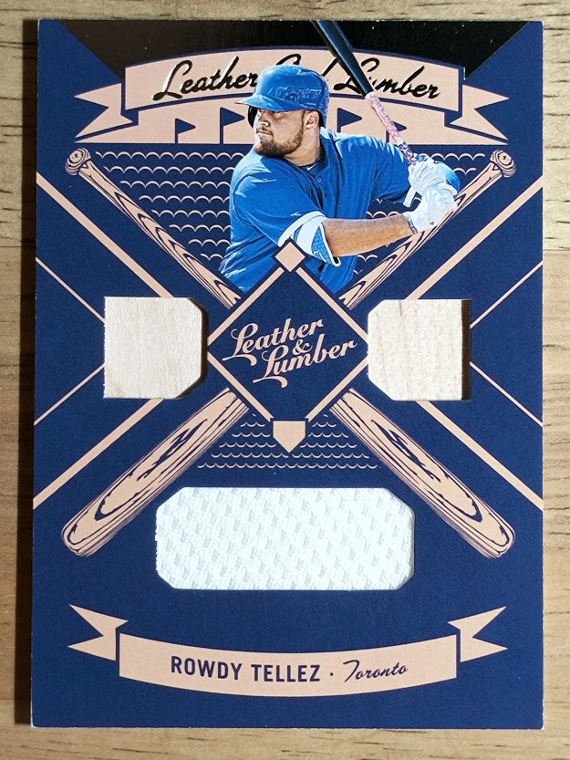 2019 Leather and LumberTriple Bat-Jersey Relics #40 Rowdy Tellez