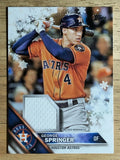 2016 Topps Walmart Holiday Snowflake Relics #RGSP George Springer