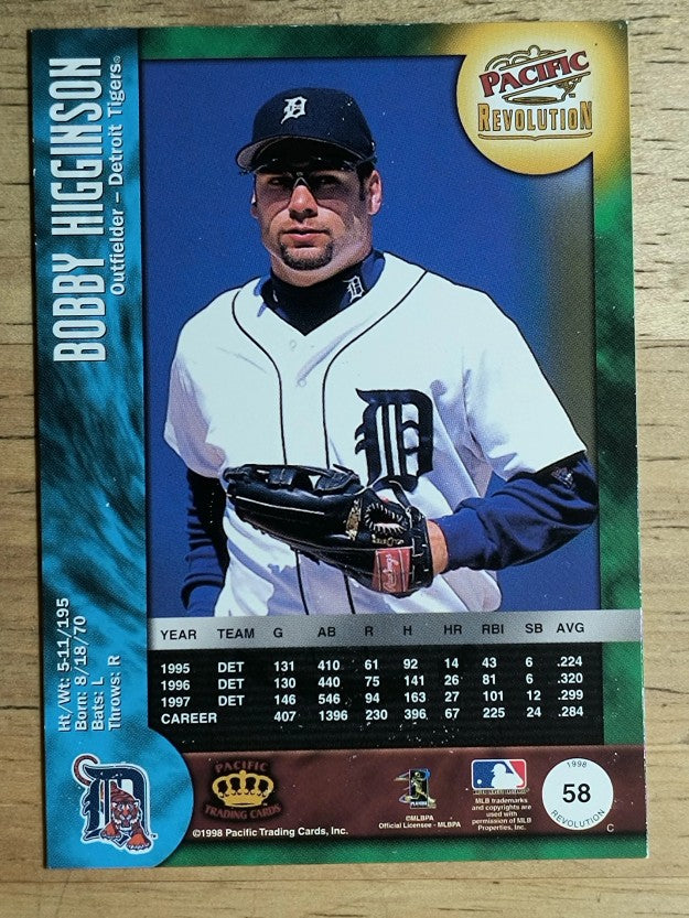 1998 Revolution #58 Bobby Higginson