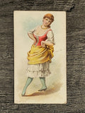 1889 Kimball Dancing Women N186 #48 Swiss (GOOD)
