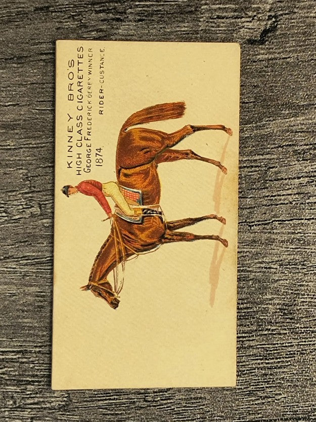 1889 Kinney Famous Running Horses N230 #7 George Frederick (trimmed)
