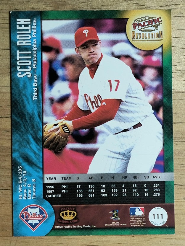 1998 Revolution #111 Scott Rolen
