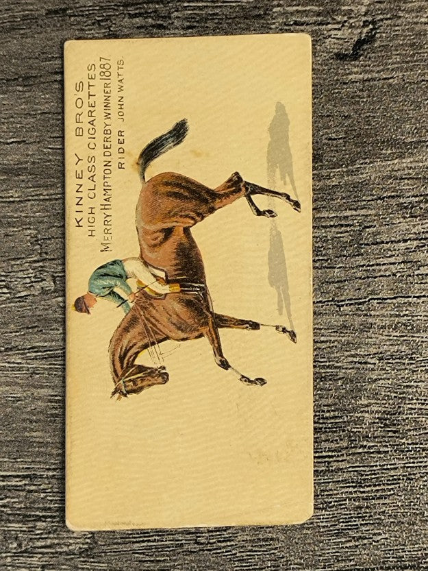 1889 Kinney Famous Running Horses N230 #14 Merry Hampton (GOOD)