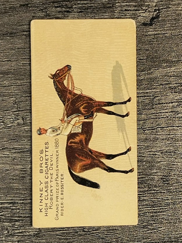 1889 Kinney Famous Running Horses N230 #18 Robert The Devil (VG)