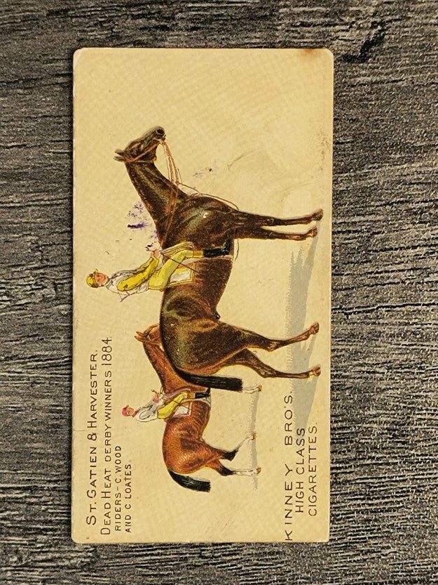 1889 Kinney Famous Running Horses N230 #20 St Gatien/Harvester (GOOD)