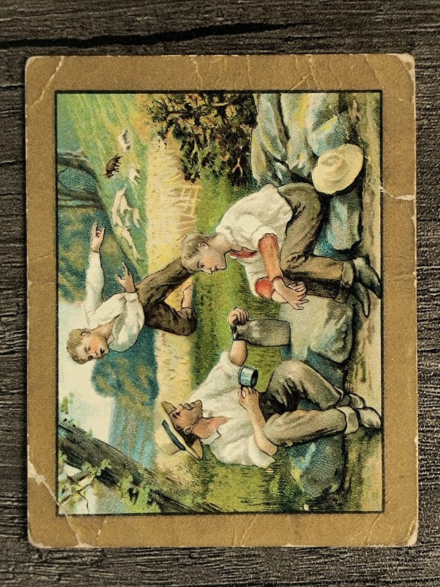 1910 American Tobacco Fable Series T57 #79 The Shepherd Boy and the Wolf (POOR)