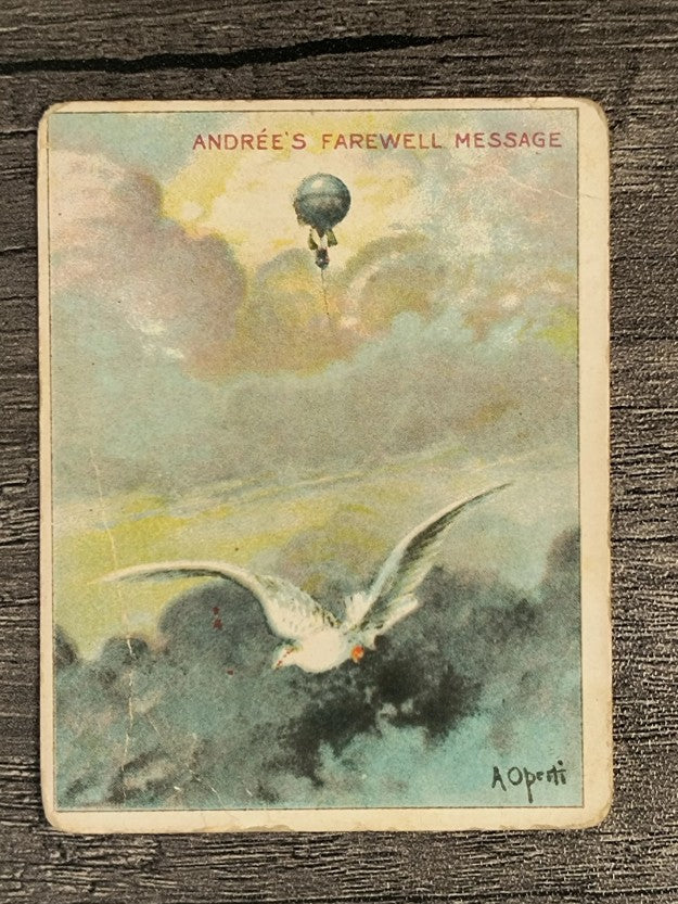 1910 Hassan Arctic Scenes T30 #3 Andrees Farewell Message (POOR)