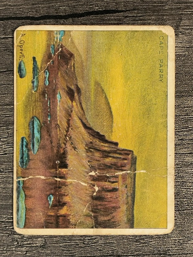 1910 Hassan Arctic Scenes T30 #8 Cape Parry (POOR)