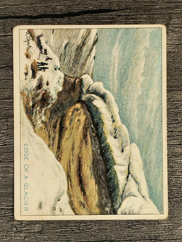 1910 Hassan Arctic Scenes T30 #12 Edge Of A Glacier (VG)