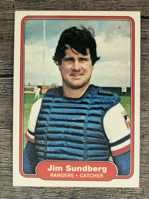 1982 Fleer #332 Jim Sundberg