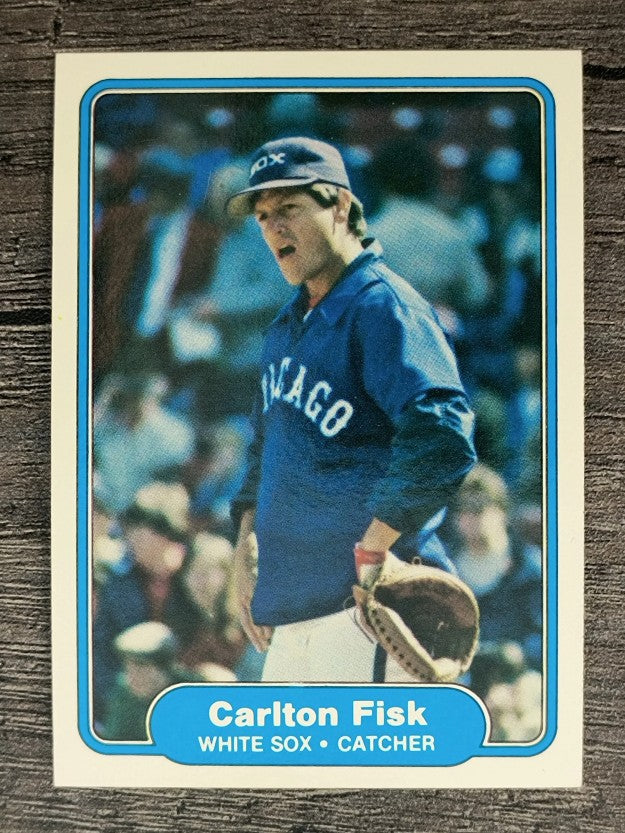1982 Fleer #343 Carlton Fisk