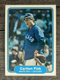 1982 Fleer #343 Carlton Fisk