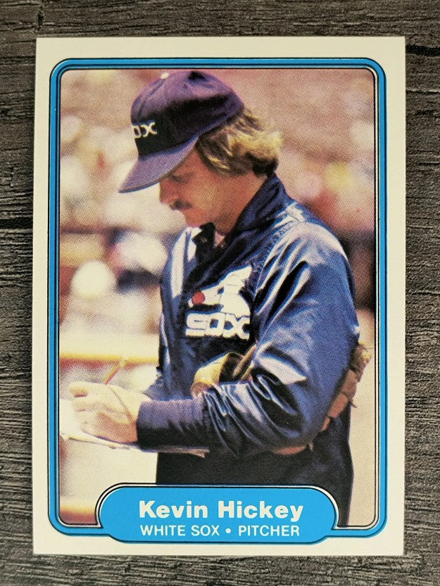 1982 Fleer #344 Kevin Hickey RC