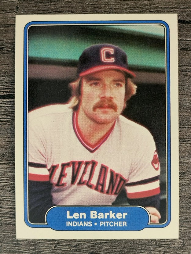 1982 Fleer #360 Len Barker