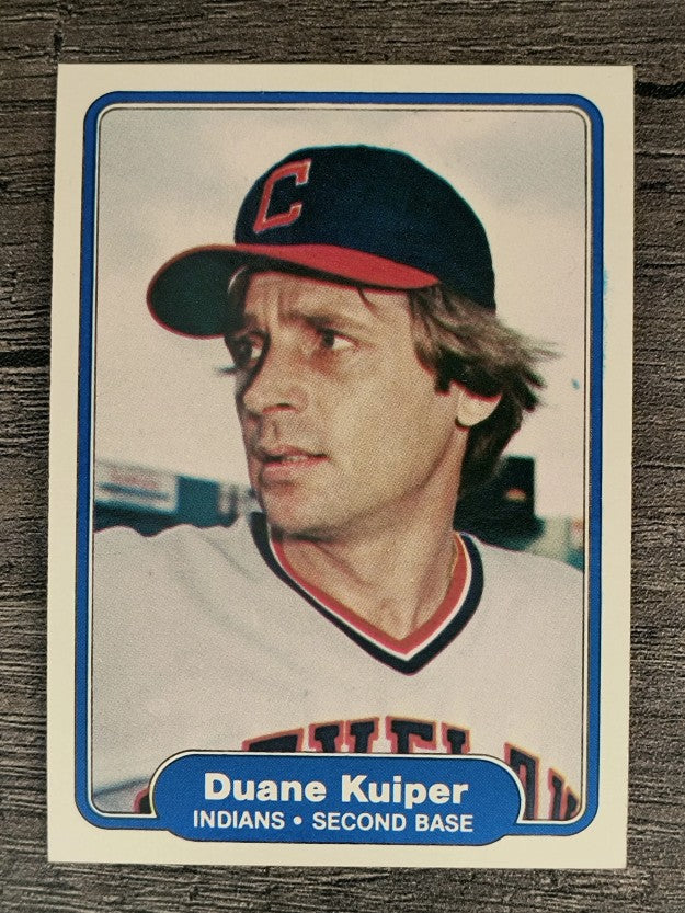 1982 Fleer #373 Duane Kuiper
