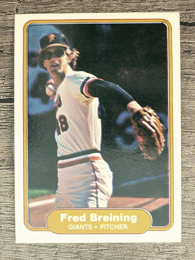 1982 Fleer #385 Fred Breining
