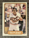 1982 Fleer #388 Darrell Evans