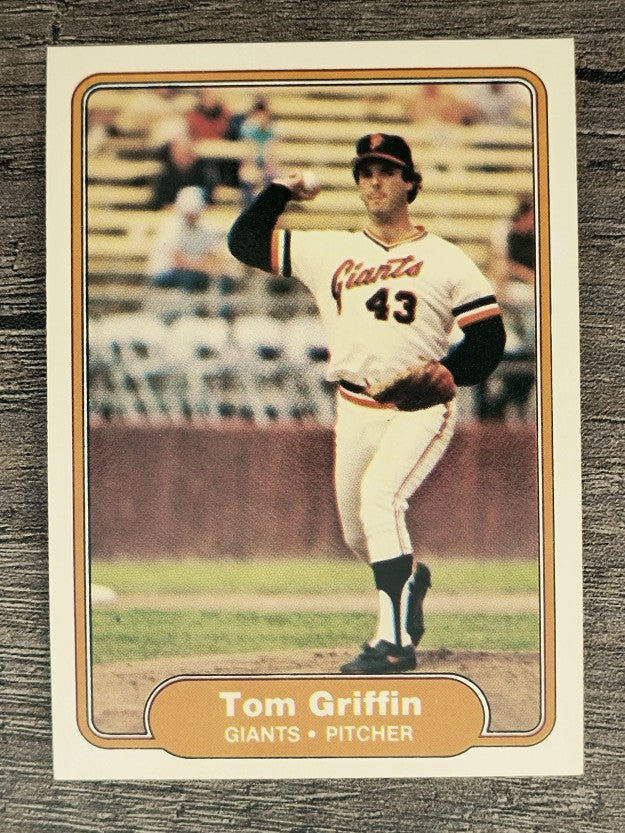 1982 Fleer #389 Tom Griffin