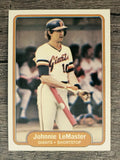 1982 Fleer #393 Johnnie LeMaster