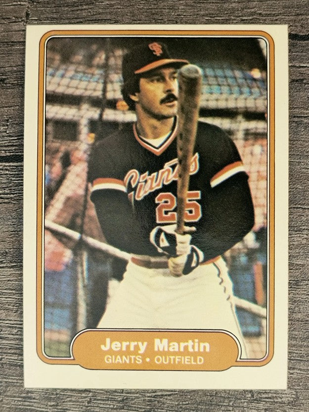 1982 Fleer #394 Jerry Martin