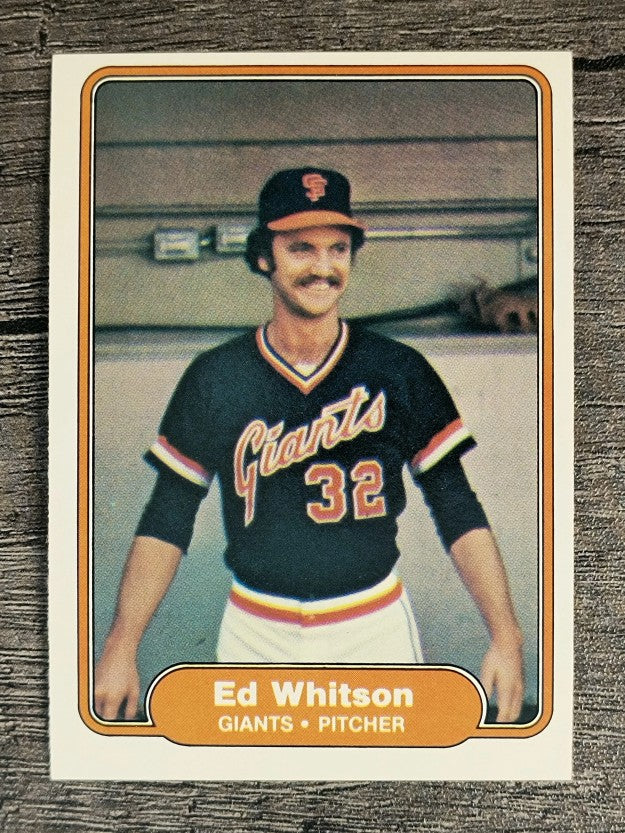 1982 Fleer #402 Ed Whitson