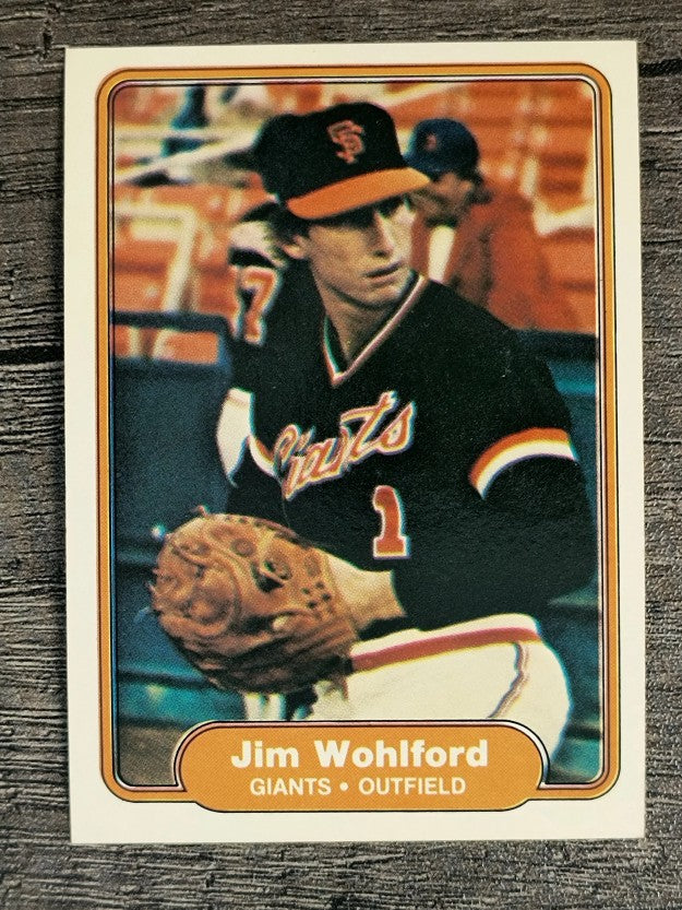 1982 Fleer #403 Jim Wohlford
