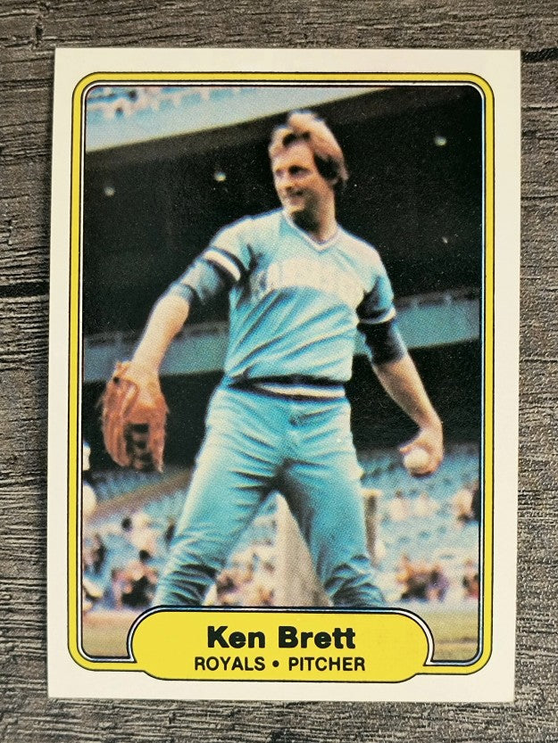 1982 Fleer #406 Ken Brett