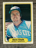 1982 Fleer #407 Dave Chalk
