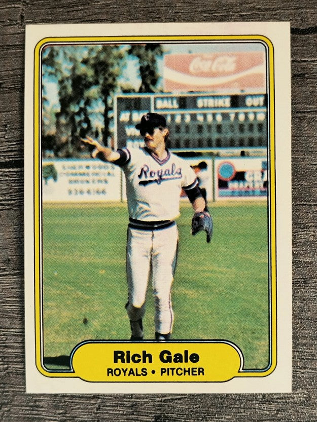 1982 Fleer #408 Rich Gale